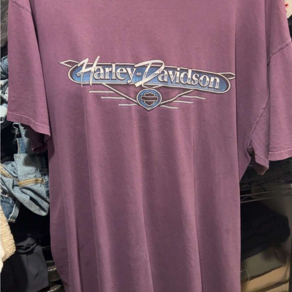 Harley-Davidson Purple Short Sleeve Tee